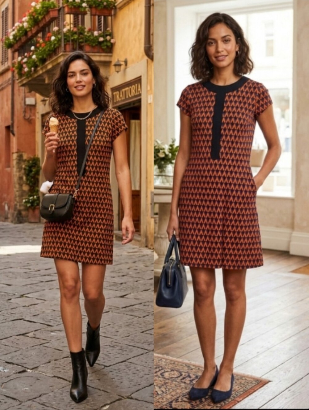 Luxury Piu&Piu Dress - Made In Italy